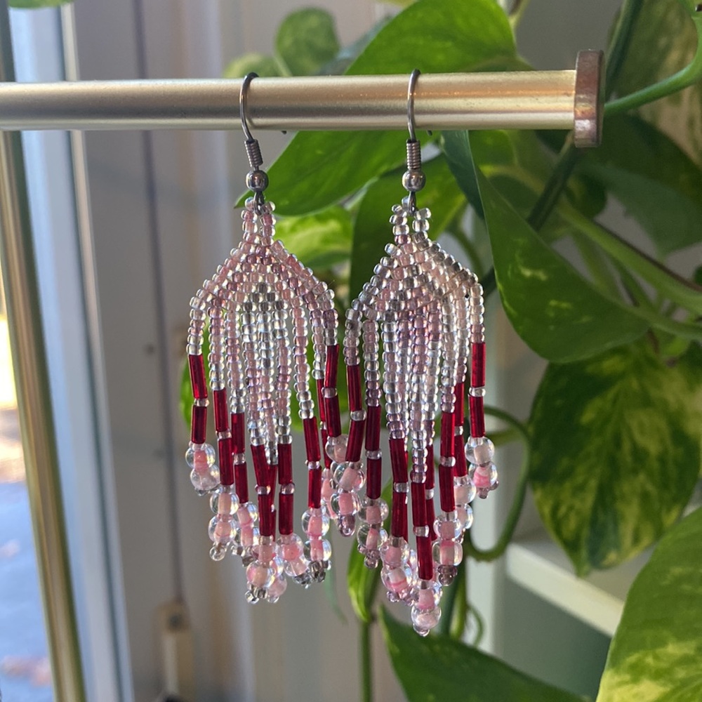 Mayan Beaded Earrings